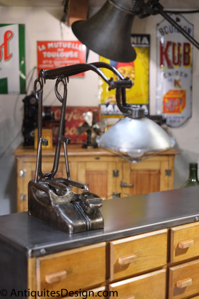 lampe creation steampunk vintage 